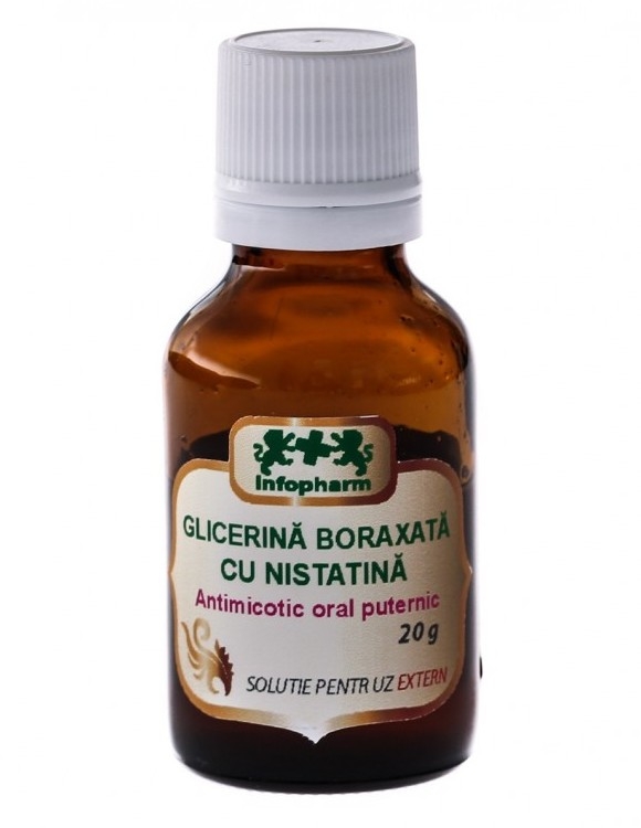 Glicerina boraxata nistatina 20g - INFOPHARM