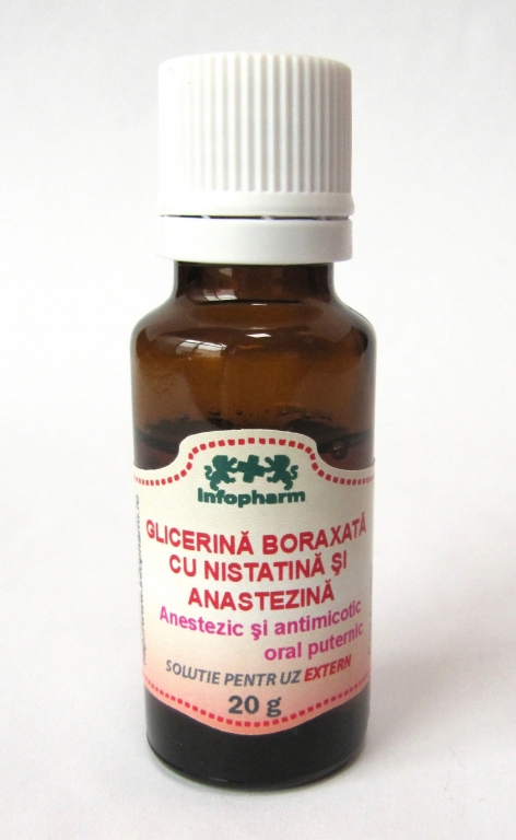 Glicerina boraxata nistatina anestezina 20g - INFOPHARM