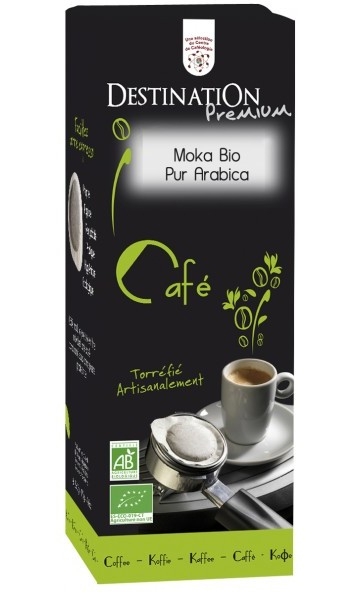 Cafea pad ese arabica Moka Etiopia 25x7g - DESTINATION
