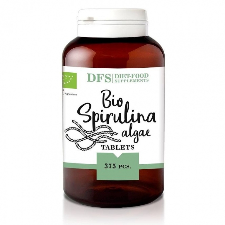 Spirulina 400mg bio 375cp - DIET FOOD