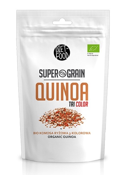 Quinoa tricolora boabe eco 400g - DIET FOOD