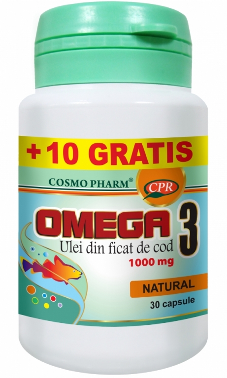 Omega3 ulei ficat cod 1002mg 30cps - COSMO PHARM