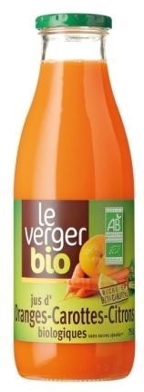 Suc portocale morcovi lamaie eco 750ml - DELIZUM