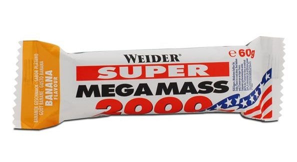 Baton Mega mass 2000 banane 60g - WEIDER