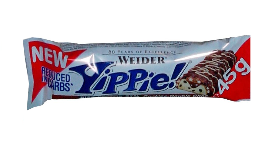 Baton proteic 36% Yippie cookie 45g - WEIDER