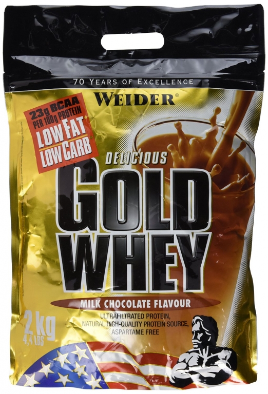 Pulbere proteica zer concentrat Gold ciocolata lapte 2kg - WEIDER