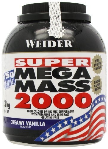 Super mega mass 2000 vanilie 3kg - WEIDER
