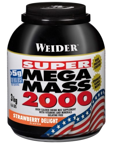 Super mega mass 2000 capsuni 3kg - WEIDER