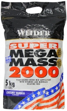 Super mega mass 2000 vanilie 5kg - WEIDER