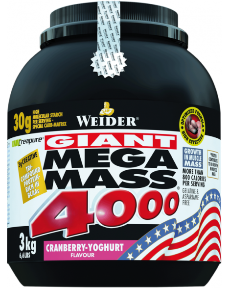 Gigant mega mass 4000 merisoare 3kg - WEIDER