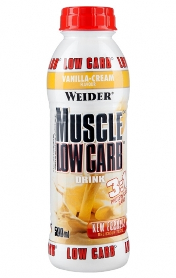 Shake muscle low carb vanilie 500ml - WEIDER