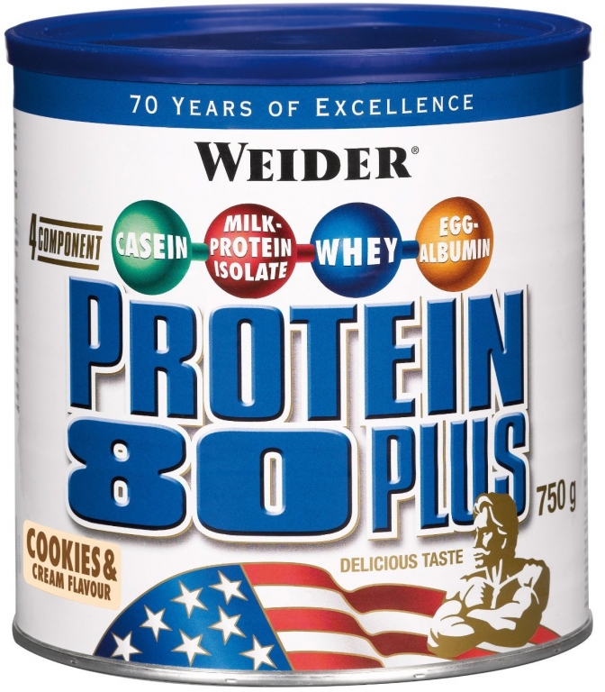 Pulbere proteica mix 4sort 80+ cookie 750g - WEIDER