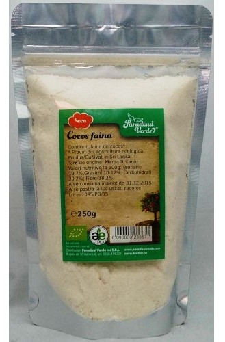 Faina cocos eco 250g - PARADISUL VERDE