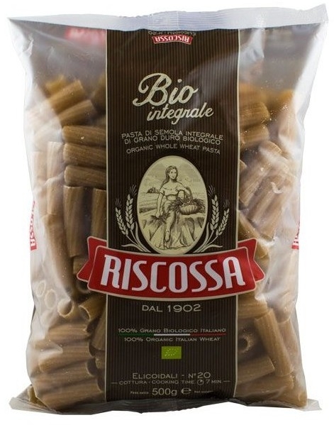 Paste rigatoni elicoidale grau integral eco 500g - RISCOSSA