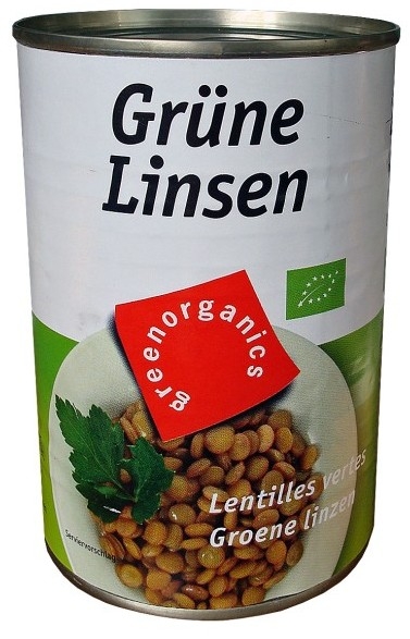 Conserva linte verde eco 400g - GREEN ORGANICS