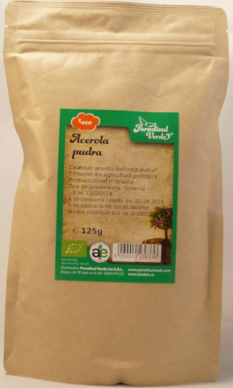 Pulbere acerola S eco 125g - PARADISUL VERDE