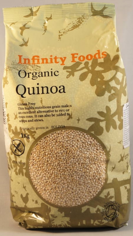 Quinoa alba boabe eco 1kg - INFINITY FOODS