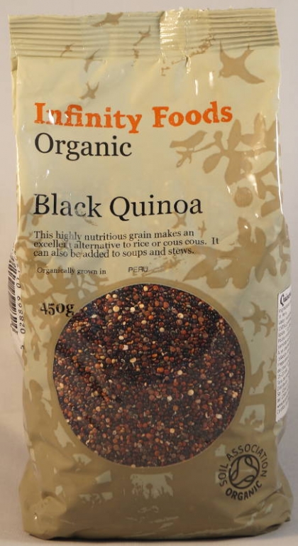 Quinoa neagra boabe eco 450g - INFINITY FOODS