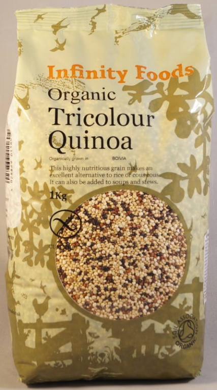 Quinoa tricolora boabe eco 1kg - INFINITY FOODS