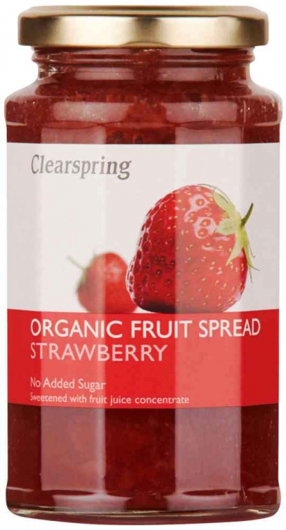 Gem capsuni fara zahar eco 280g - CLEARSPRING
