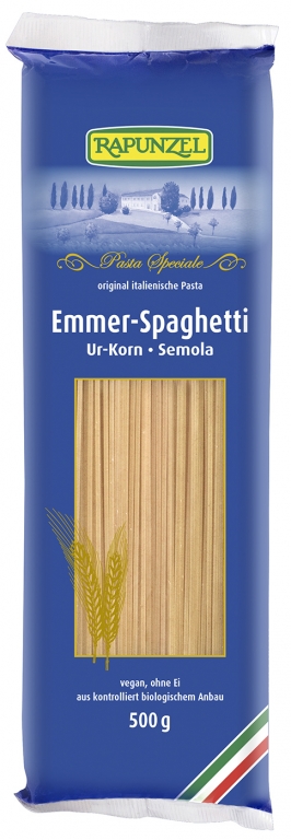 Paste spaghete emmer semola eco 500g - RAPUNZEL