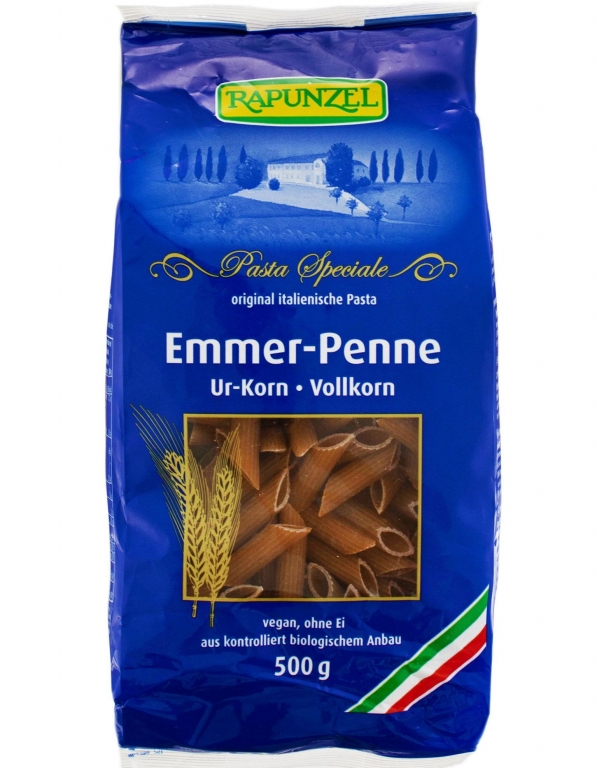 Paste penne emmer integral eco 500g - RAPUNZEL