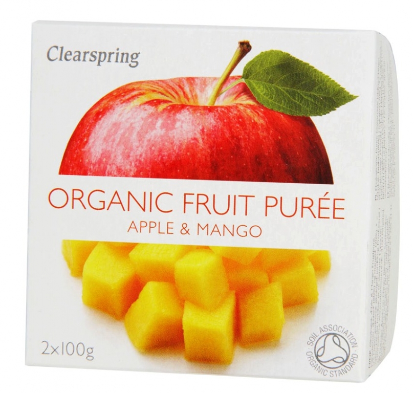 Piure mere mango eco 2x100g - CLEARSPRING