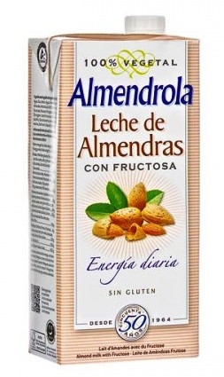 Lapte migdale simplu fructoza eco 1L - ALMENDROLA