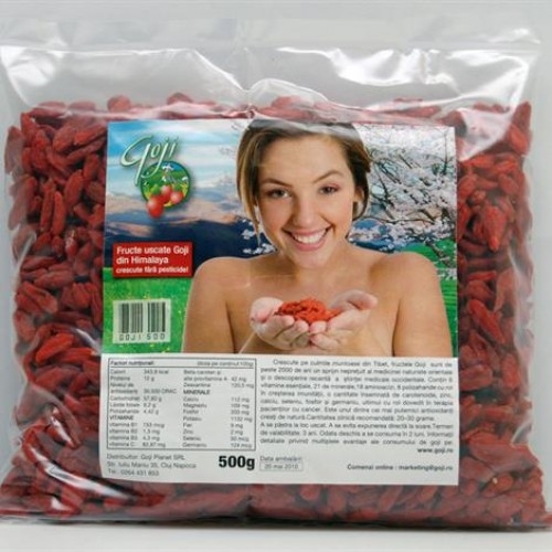 Goji fructe uscate 500g - GOJI PLANET