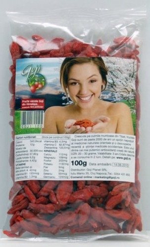 Goji fructe uscate 100g - GOJI PLANET