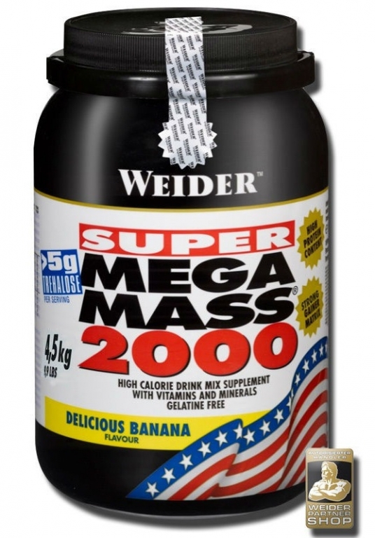 Super mega mass 2000 banana 4,5kg - WEIDER