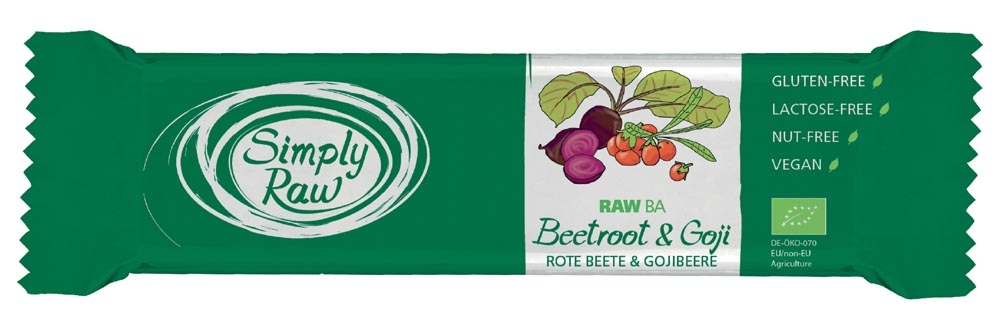 Baton sfecla rosie goji eco 40g - SIMPLY RAW