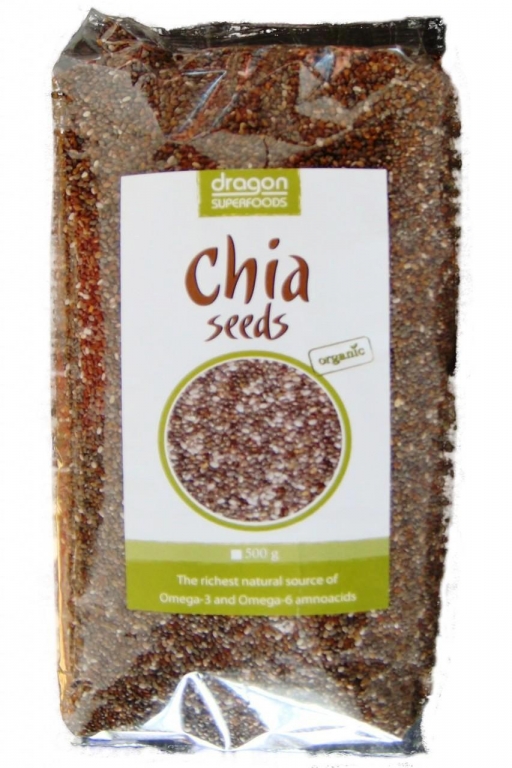 Seminte chia bio 500g - DRAGON SUPERFOODS