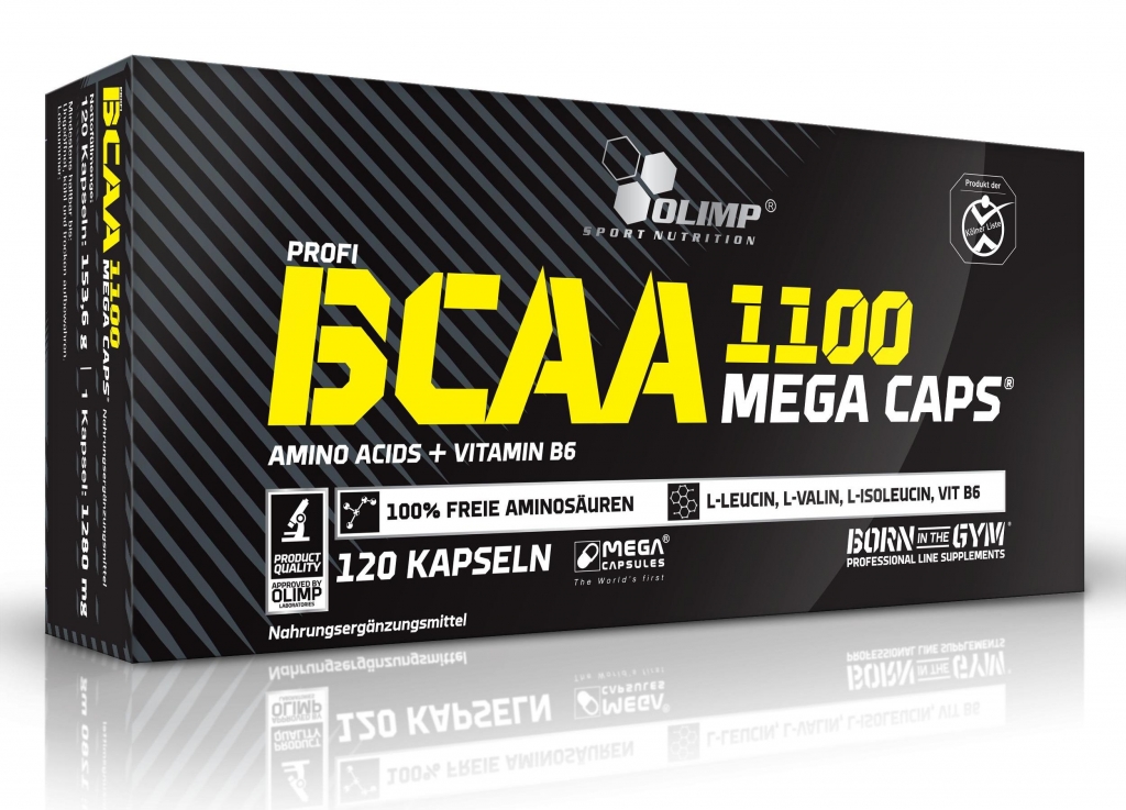 BCAA 1100mg mega caps 120cps - OLIMP