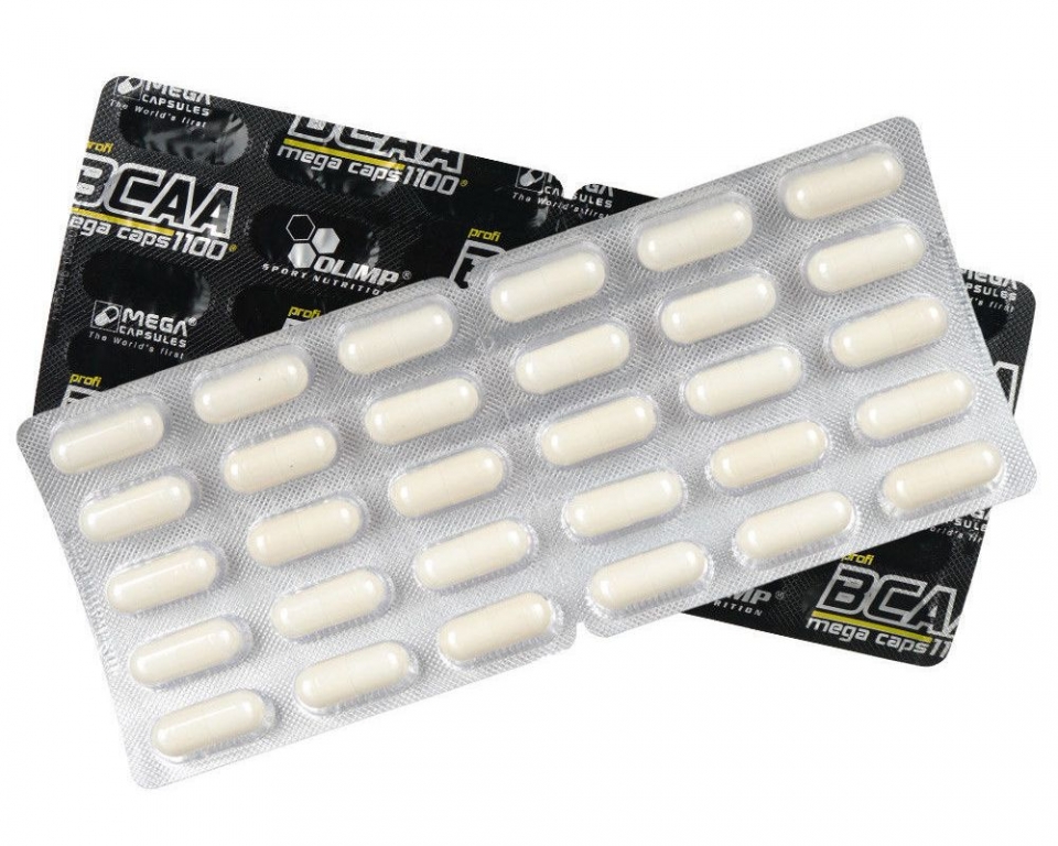 BCAA 1100mg mega caps 30cps - OLIMP