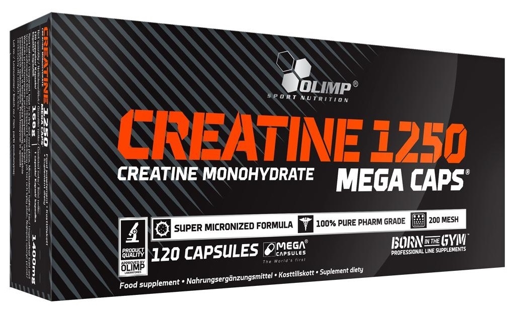 Creatine 1250mg mega caps 120cps - OLIMP
