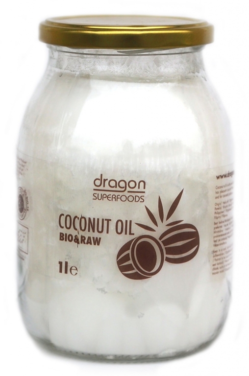 Ulei cocos virgin raw bio 1L - DRAGON SUPERFOODS