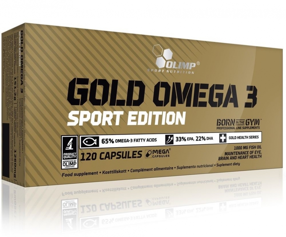 Gold Omega3 Sport edition 120cps - OLIMP