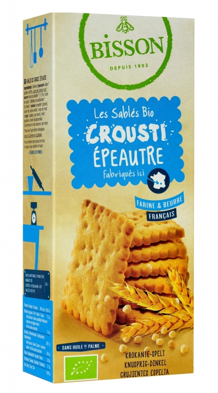 Biscuiti crocanti spelta eco 120g - BISSON