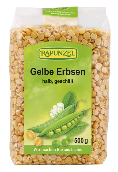 Mazare galbena jumatati eco 500g - RAPUNZEL