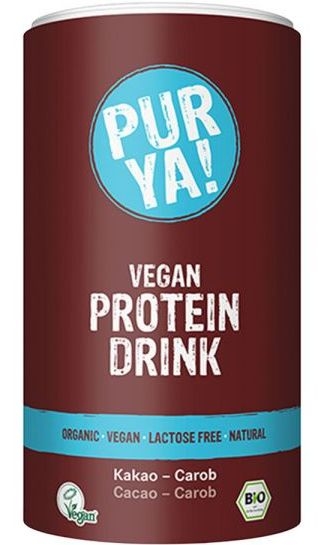 Pulbere Drink Protein vegan cacao roscove eco 550g - PUR YA