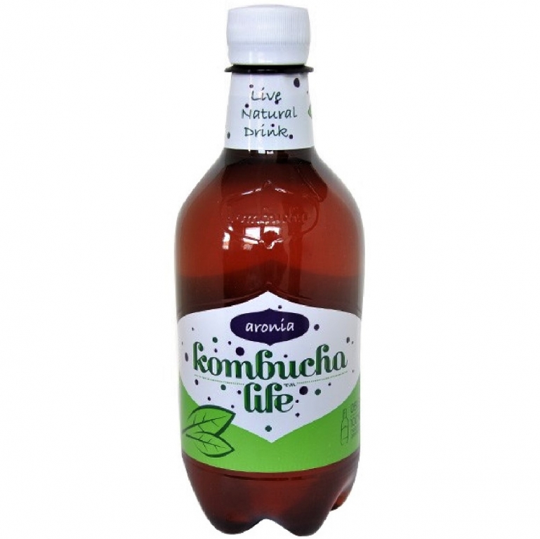 Bautura kombucha aronia 500ml - KOMBUCHA LIFE