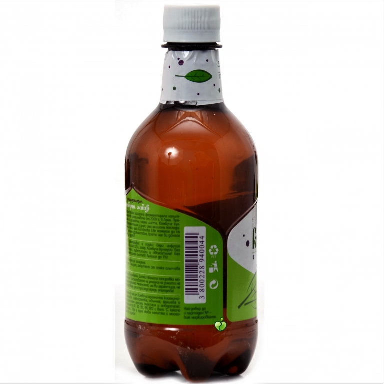 Bautura kombucha ghimbir 500ml - KOMBUCHA LIFE