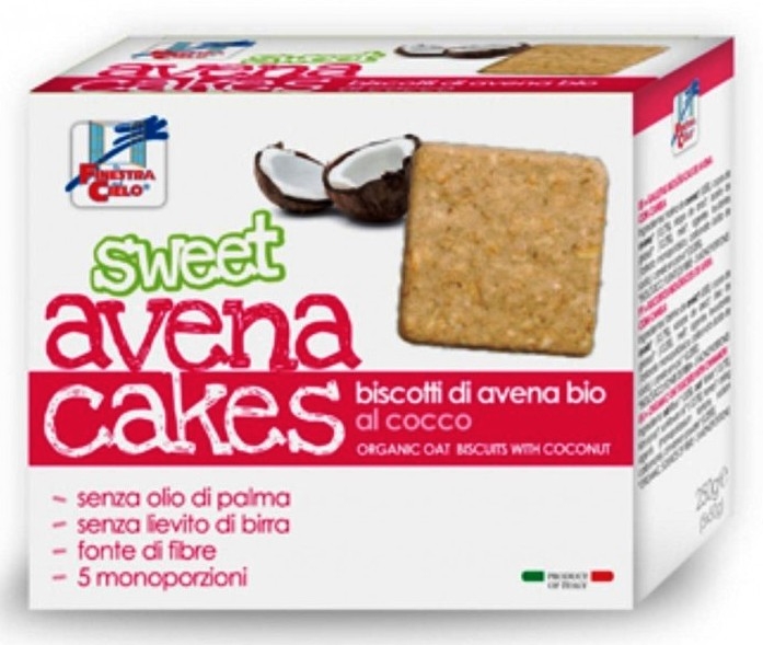 Biscuiti deliciosi ovaz cocos eco 250g - LA FINESTRA SUL CIELO