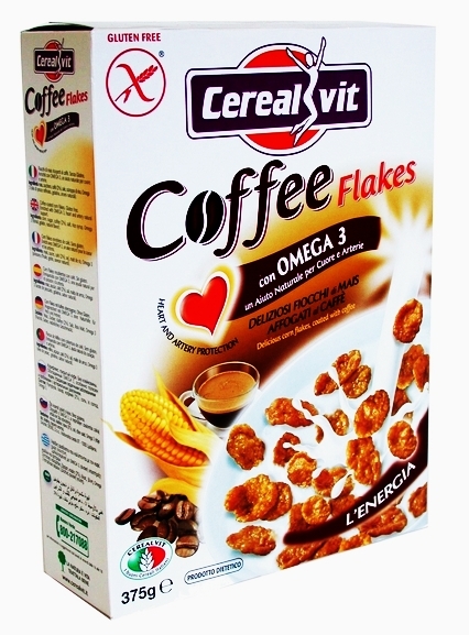 Fulgi porumb cafea omega3 eco 375g - CEREALVIT