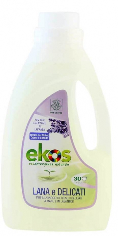 Detergent lichid rufe delicate lana {a/m} 1L - EKOS