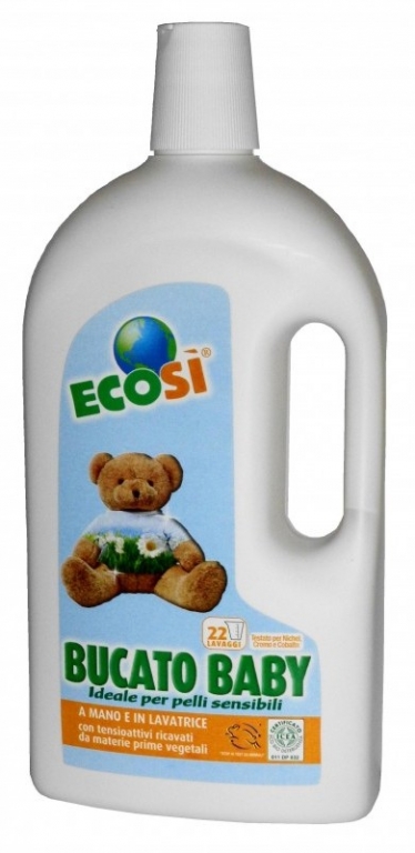 Detergent lichid rufe piele sensibila bebe 1L - ECOSI