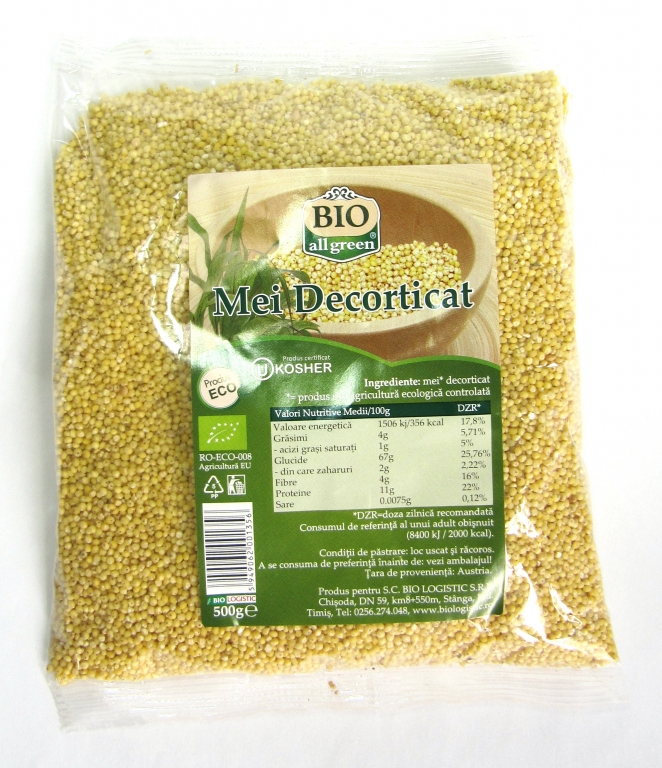 Mei decorticat boabe eco 500g - BIO ALL GREEN