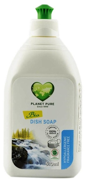 Detergent lichid vase nuci sapun hipoalergenic {m} 510ml - PLANET PURE