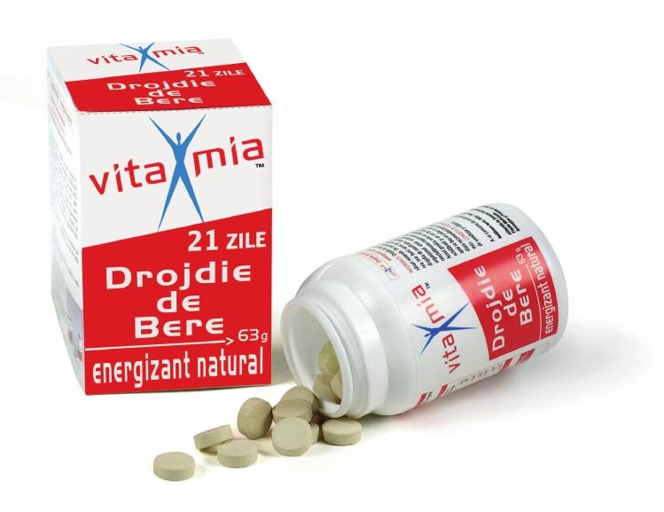 Drojdie bere 500mg 126cp - VITAMIA